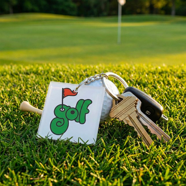 Porte-clefs Golf Wang Vert vibrant et Rouge (Créateur téléchargé)