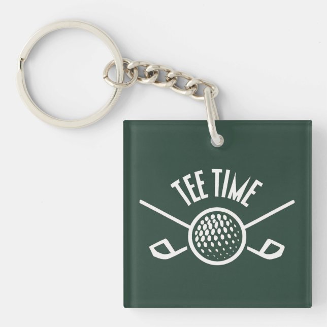 Porte-clefs Golfers Tee Time (Devant)
