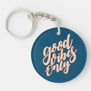 Porte-clefs Good Vibes, Saint Valentin Porte - clé