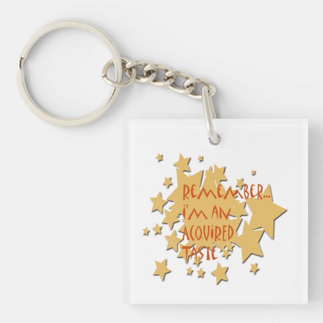 Porte-clefs Goût acquis drôle (Devant)