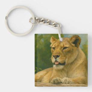 Porte-clefs Grace Skybound - Lioness sur la haie