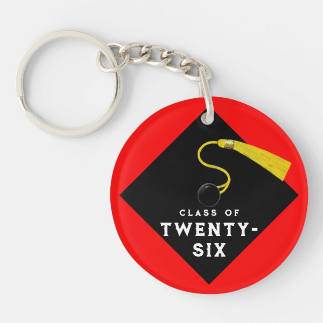 Porte-clefs Graduation 2025 Keepsaké cadeau (Devant)