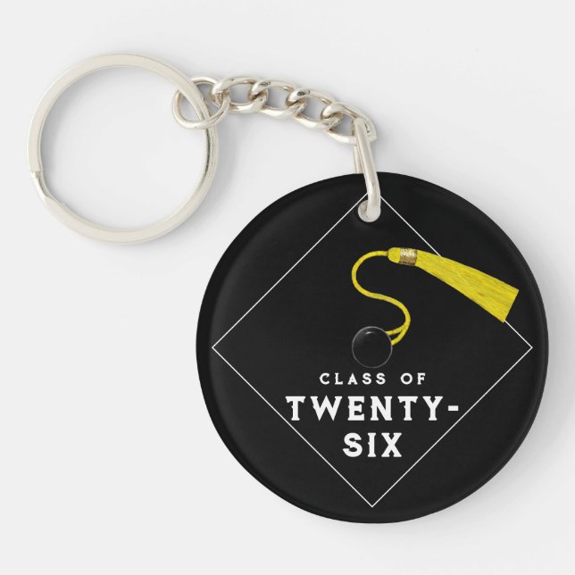 Porte-clefs Graduation 2025 Keepsaké cadeau (Devant)