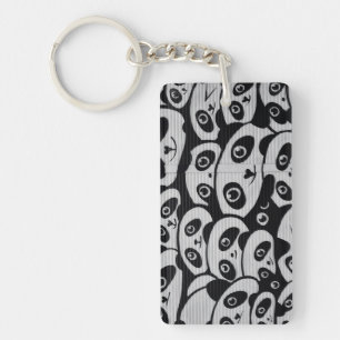 Porte-clefs Graffiti Art Panda Bears