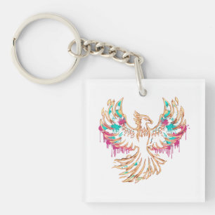 Porte-clefs "Graffiti Phoenix Rising"