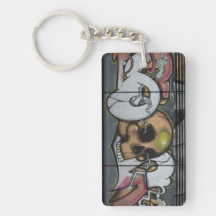 Porte-clefs Graffiti Skull