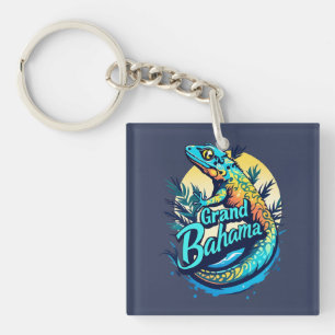 Porte-clefs Grand Bahama Caribbean Gecko