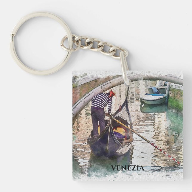 Porte-clefs Grand Canal, Venise, Italie Design (Devant)