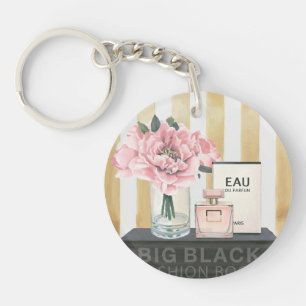 Porte-clefs Grand livre de mode sauvage d'Apple - rayé