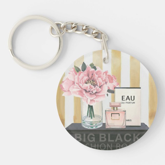 Porte-clefs Grand livre de mode sauvage d'Apple | - rayé (Devant)