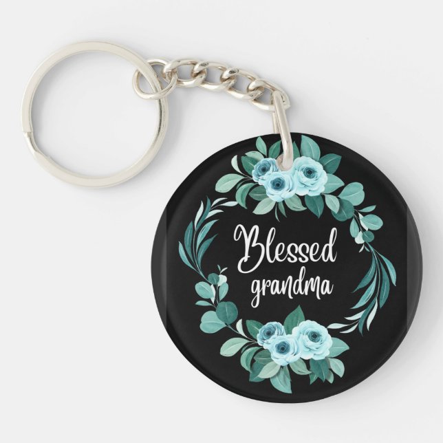 Porte-clefs Grand-mère bienheureuse (Devant)