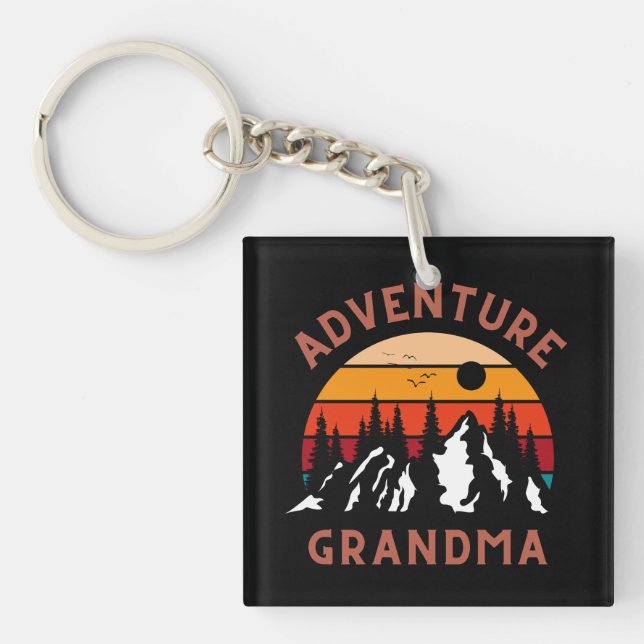 Porte-clefs Grand-mère de l'aventure (Devant)