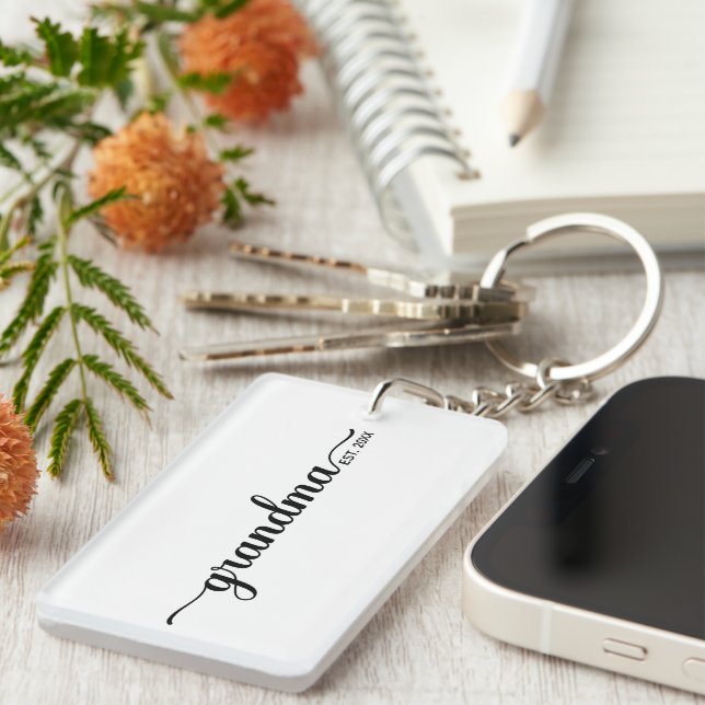 Porte-clefs Grand-mère établie (Devant droit)