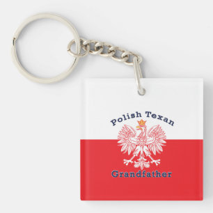 Porte-clefs Grand-père de l'aigle texan polonais