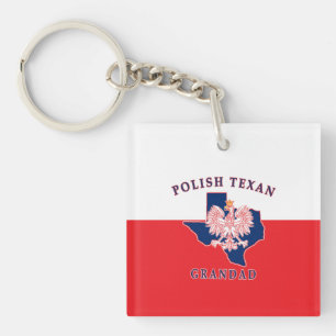Porte-clefs Grand-père texan polonais