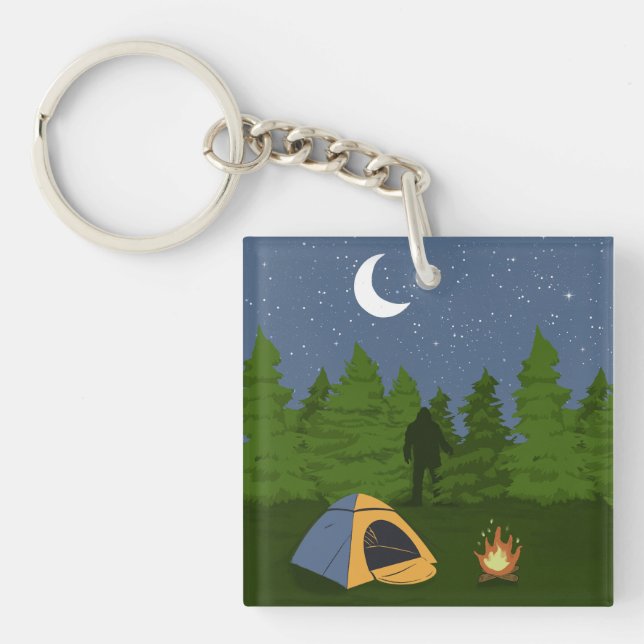 Porte-clefs Grand Pied Camping  (Devant)