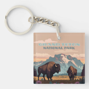 Porte-clefs Grand Teton National Park Jackson Wyoming Mountain