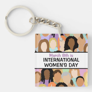 Porte-clefs Grande Journée internationale de la femme - 8 mars