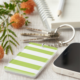 Porte-clefs Grandes Tailles Vertes, Grandes Tailles Blanches,