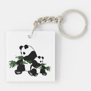 Porte-clefs Grandir en Panda