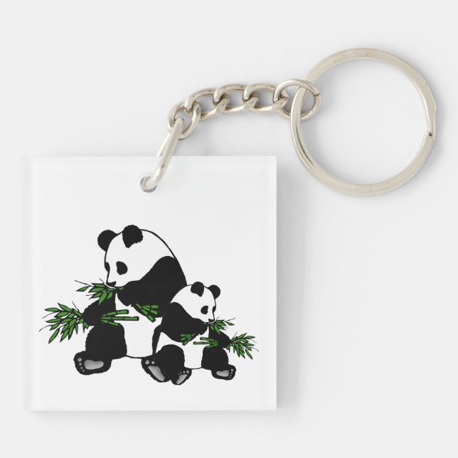 Porte-clefs Grandir en Panda (Dos)