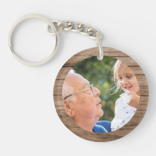 Porte-clefs Grandpa Grandchildren Créez votre propre Photo boi