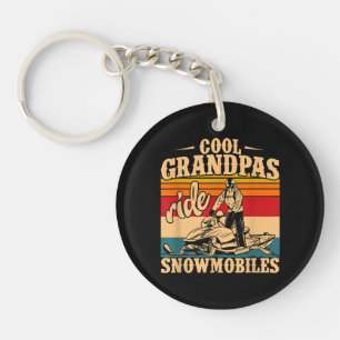Porte-clefs Grandpas cool randonnée Motoneige Motoneige Motone