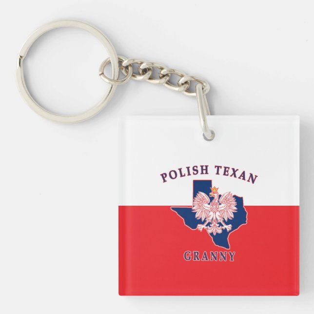 Porte-clefs Granny texane polonaise (Devant)