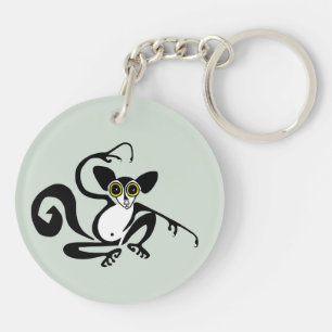 Porte-clefs Graphique original - Cool AYE-AYE - Nature
