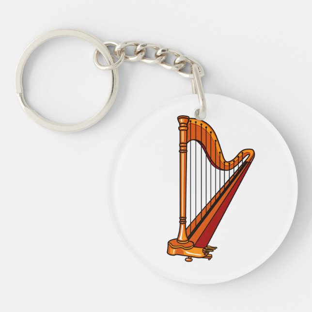 Porte-clefs graphique pedal.png d'harpe (Devant)