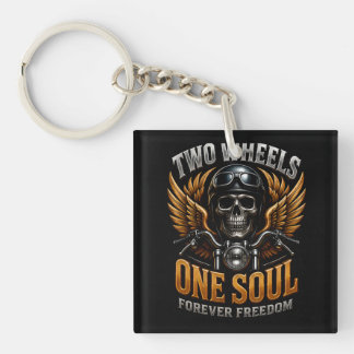 Porte-clefs Graphisme de liberté pour motards 🦅 🏍️