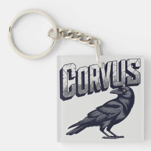 Porte-clefs Graphisme de mascotte Corvus Raven