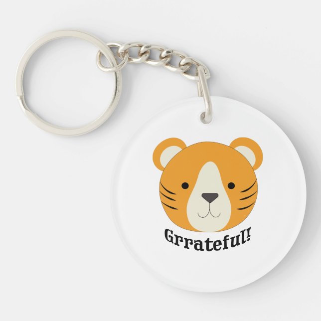 Porte-clefs Grateful Tiger (Devant)