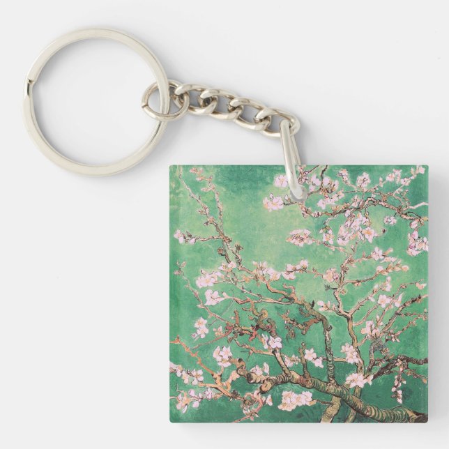 Porte-clefs Green Van Gogh Almond Blossoms (Devant)