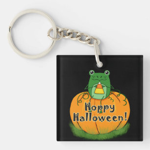 Porte-clefs Grenouille d'Halloween sautante