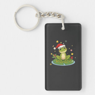 Porte-clefs Grenouille Joyeuse de Fête - Jolie Grenouille de N