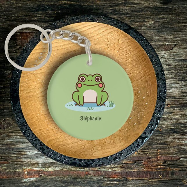 Porte-clefs Grenouille mûre (Cute Frog Keychain)