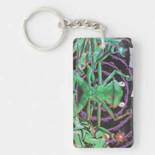 Porte-clefs Grenouille Relaxante Avec Huit Armoiries