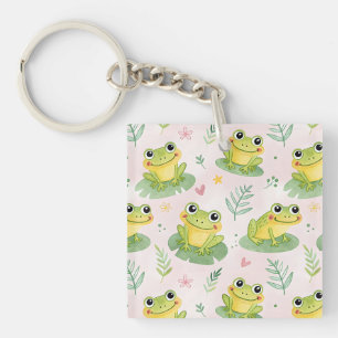Porte-clefs Grenouilles mignonnes Motif