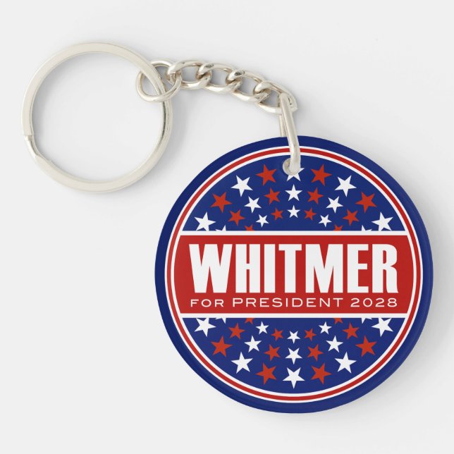 Porte-clefs Gretchen Whitmer Présidente 2028 (Devant)