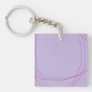Porte-clefs gris 8297 Art abstrait