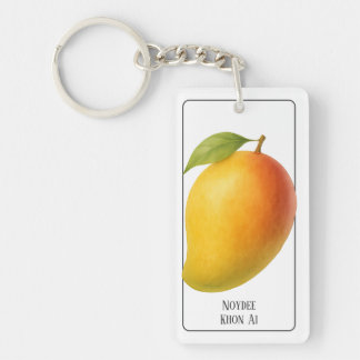 Porte-clefs Gros Mangue, Fruit Sucré et Nom