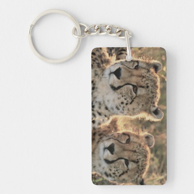 Porte-clefs Gros plan de guépards (Devant)