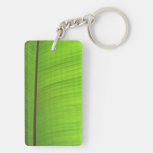 Porte-clefs Gros plan de la feuille de banane