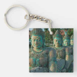 Porte-clefs Gros plan sur les sculptures d'artistes