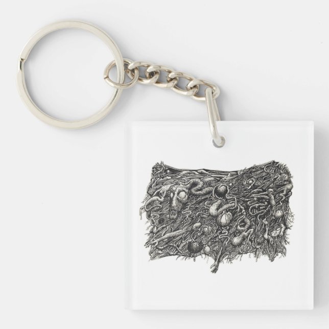 Porte-clefs Grotesque Numéro 1, par Brian Benson (Devant)