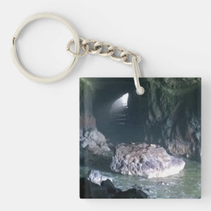 Porte-clefs Grotte de lion de mer, OU