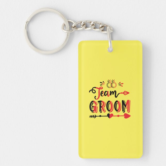 Porte-clefs Groupe d'équipe de cadeaux mariage (Devant)