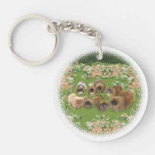 Porte-clefs Groupe du jardin