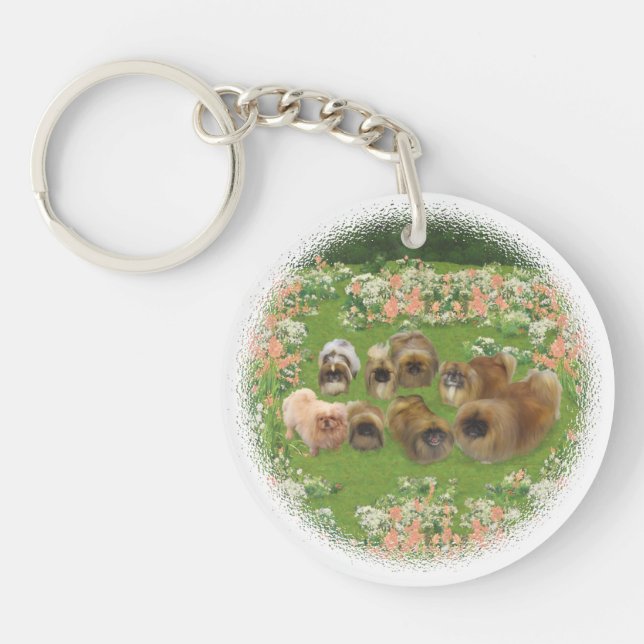 Porte-clefs Groupe du jardin (Devant)